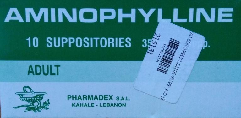 Aminophylline Adultes Pharmadex